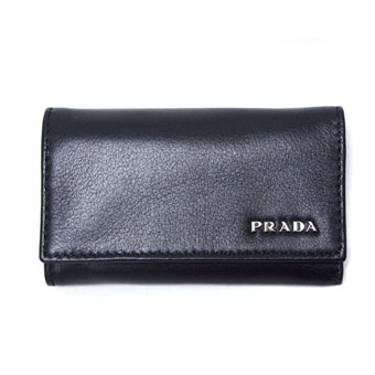 PRADA プラダ キーケース コピー 2M0025 6連キーケース VITELLO 1 NERO カーフブラック